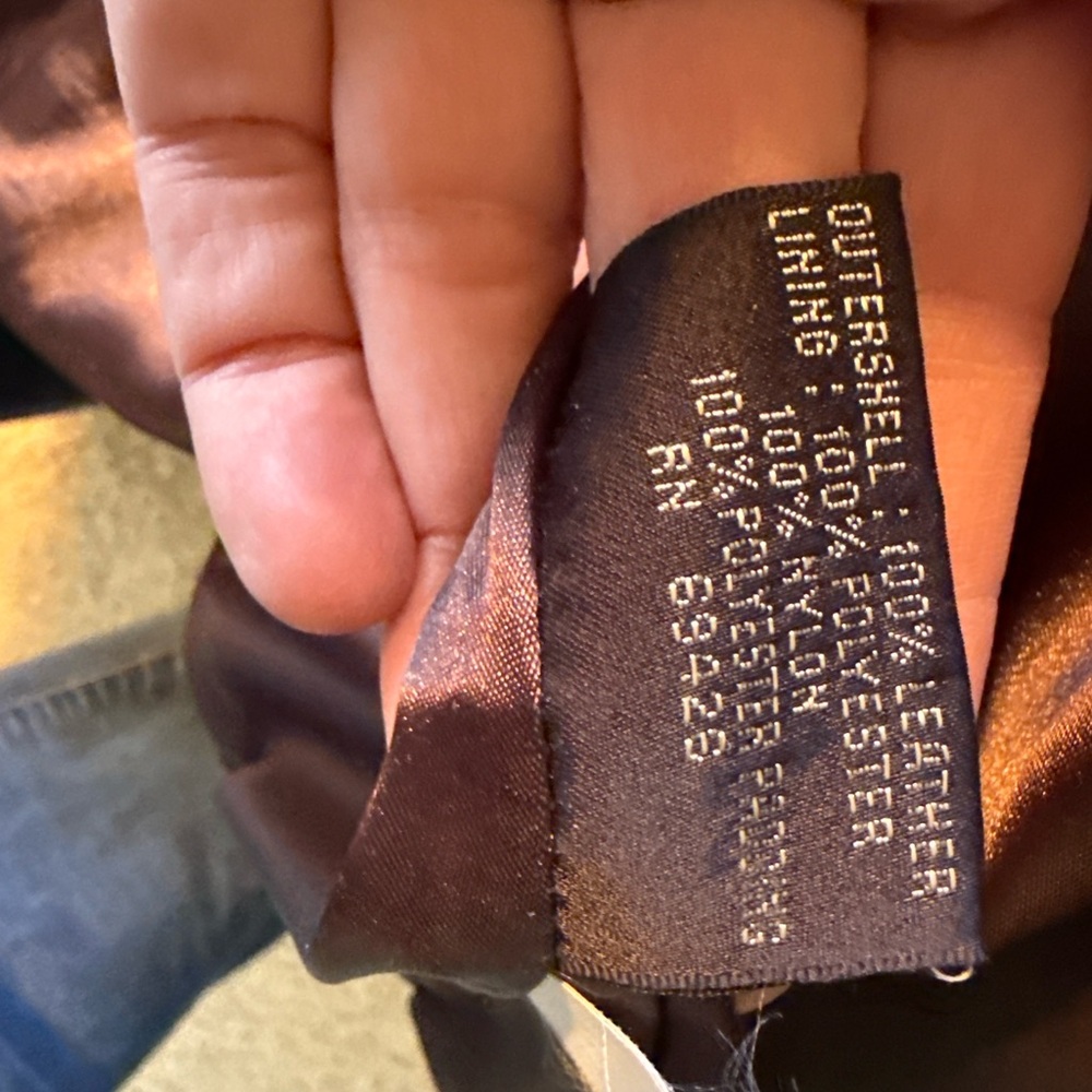 Wilsons Leather Brown Bomber Jacket XL Genuine Leather Classic - Picture 4 of 4